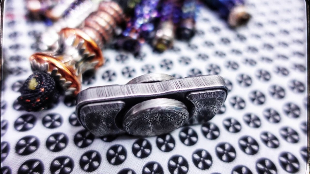Venom EDC W (Tungsten) MegaFDGT and Heimskringla Damasteel iFDGT & grips