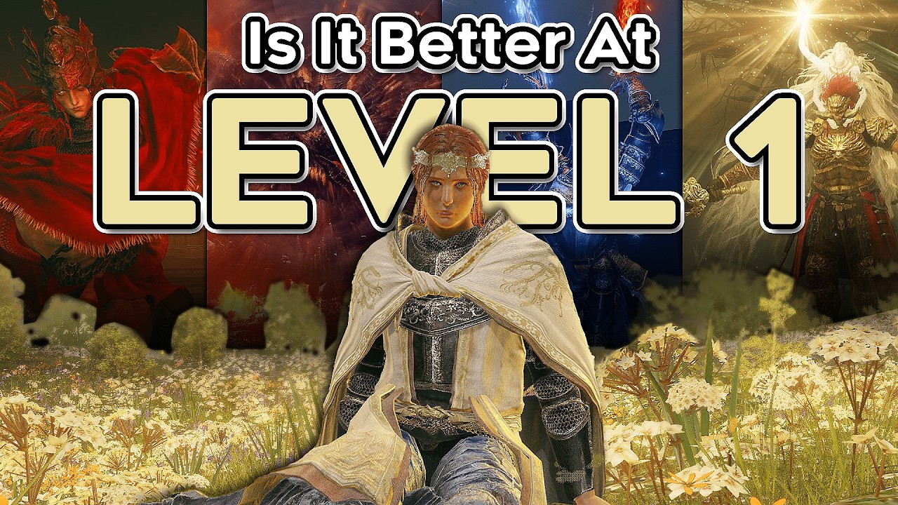 Is The Elden Ring DLC Better At LEVEL 1? - (RL1 Boss Critique)