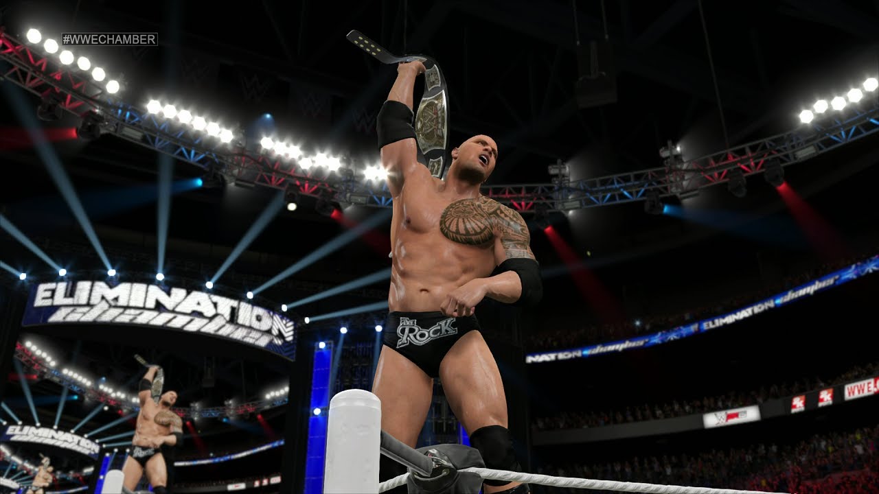 WWE 2K15 (PS4) Hustle, Loyalty, Disrespect Showcase Part 18: EC 2013 The Rock vs CM Punk