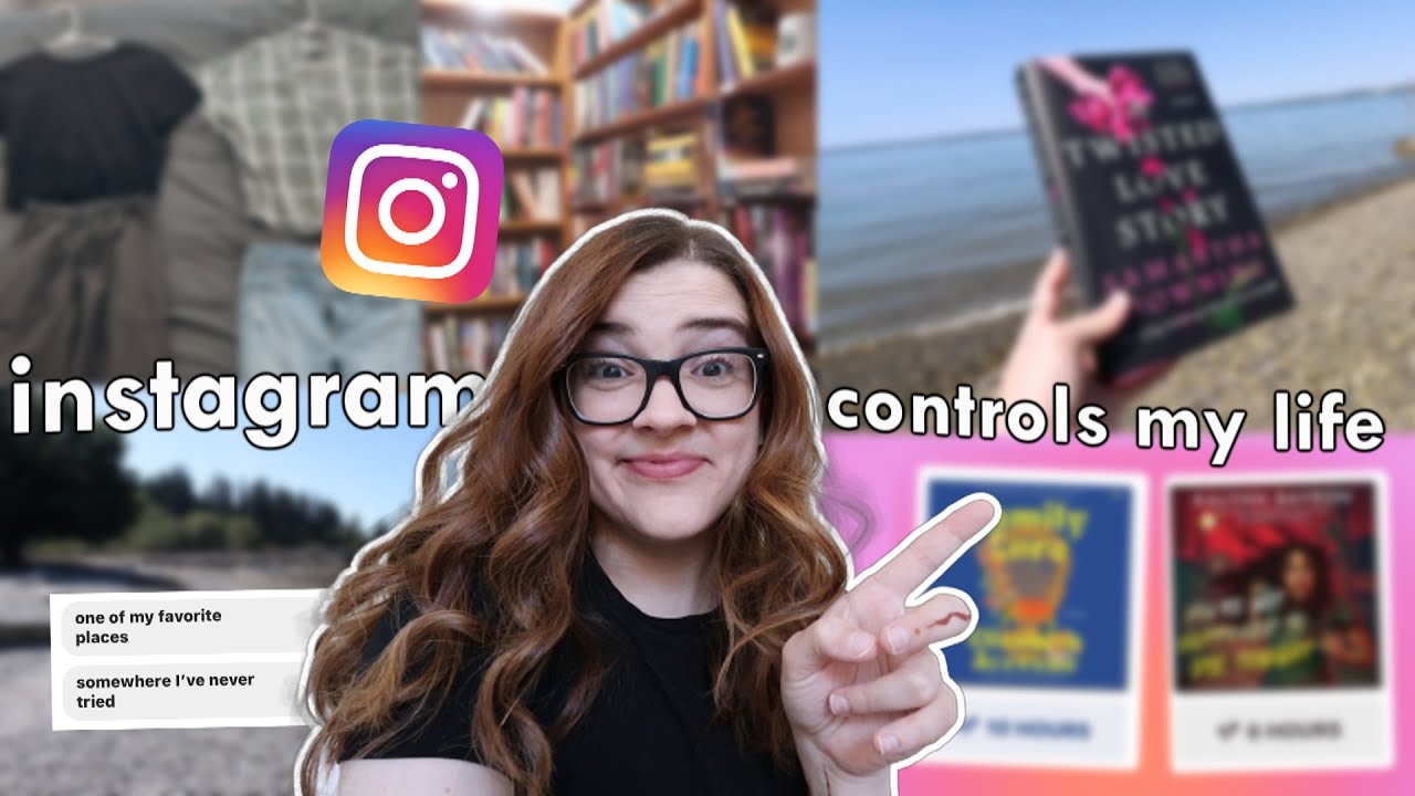 Instagram Controls My Life reading vlog ✨ [read 3 books, tried a new coffee place, watched an anime]