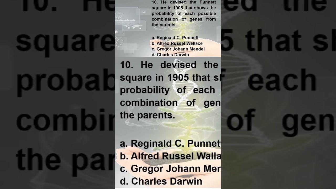 PLANT BREEDING AND GENETICS Q&A 10 #plantbreeding​ #cropscience​