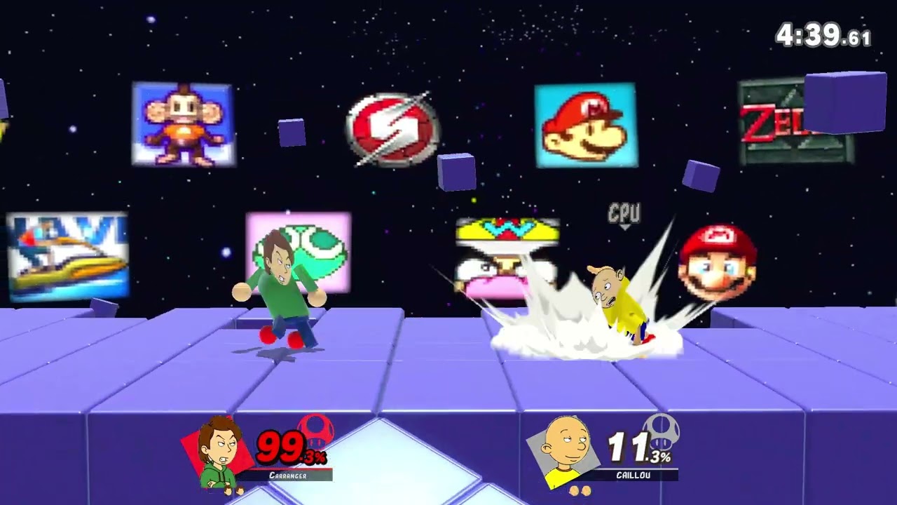 Super Smash Bros Ultimate - Boris Vs Caillou