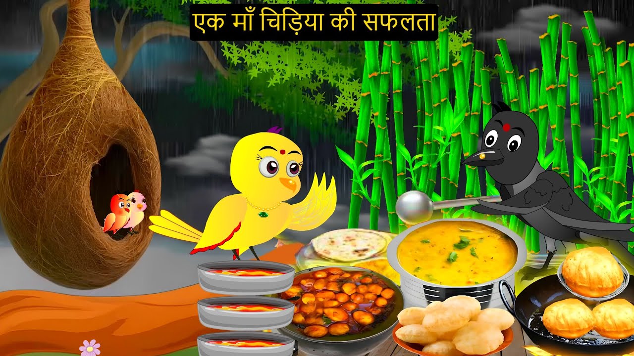 कार्टून |Rano Chidiya Ki New Hindi Kahaniyan |NEW Episode Chidiya Wala Cartoon |Chidiya Kauwa Kahani