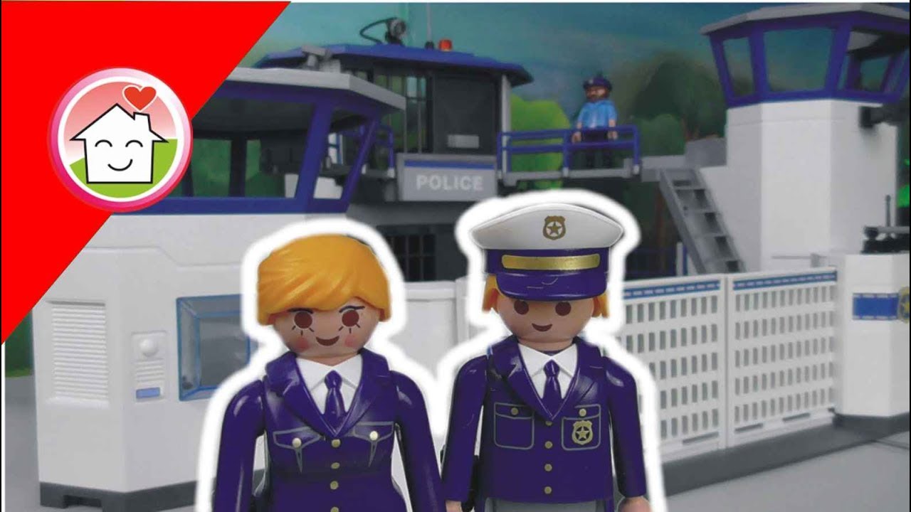Playmobil Polizei film deutsch Ausbruch aus dem Gefängnis / Kinderfilm von Familie Hauser