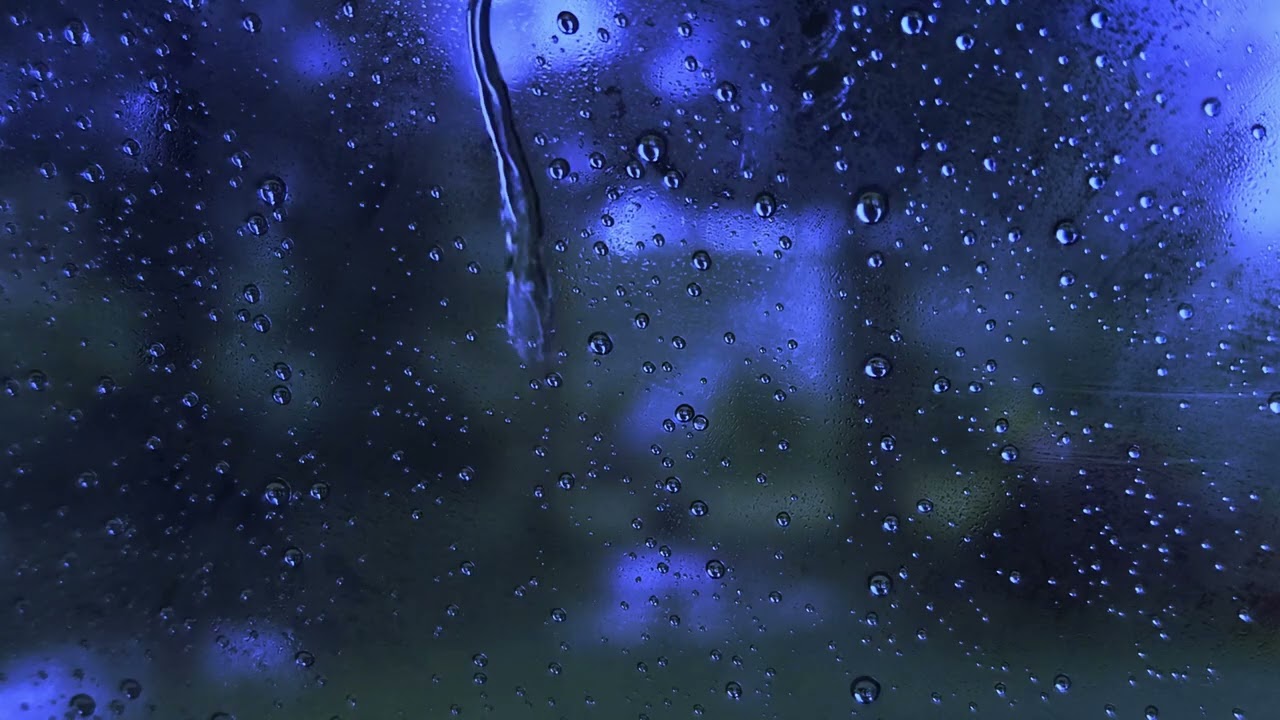 Rain Sound On Window - Pure White Noise for Natural Deep Sleep Inducing, Relaxation or Study
