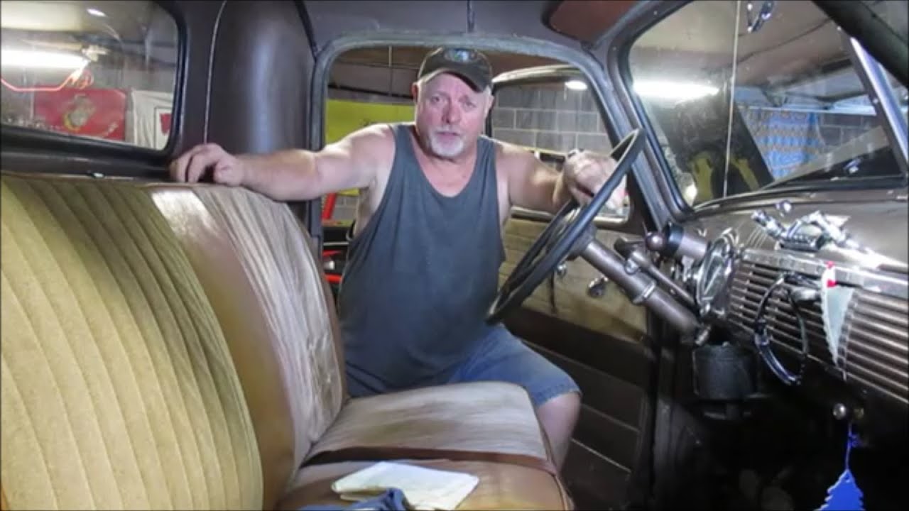 1949 Chevy Truck, Checking trans & rearend gear oil, Volume 116
