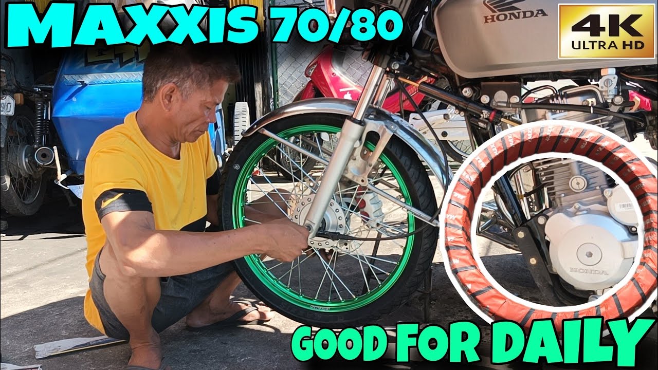 TMX 125 ALPHA INSTALLING MAXXIS 70/80 by 17 TIRES - SOBRANG GANDA NETO PANG LONG RIDE 💯🔥