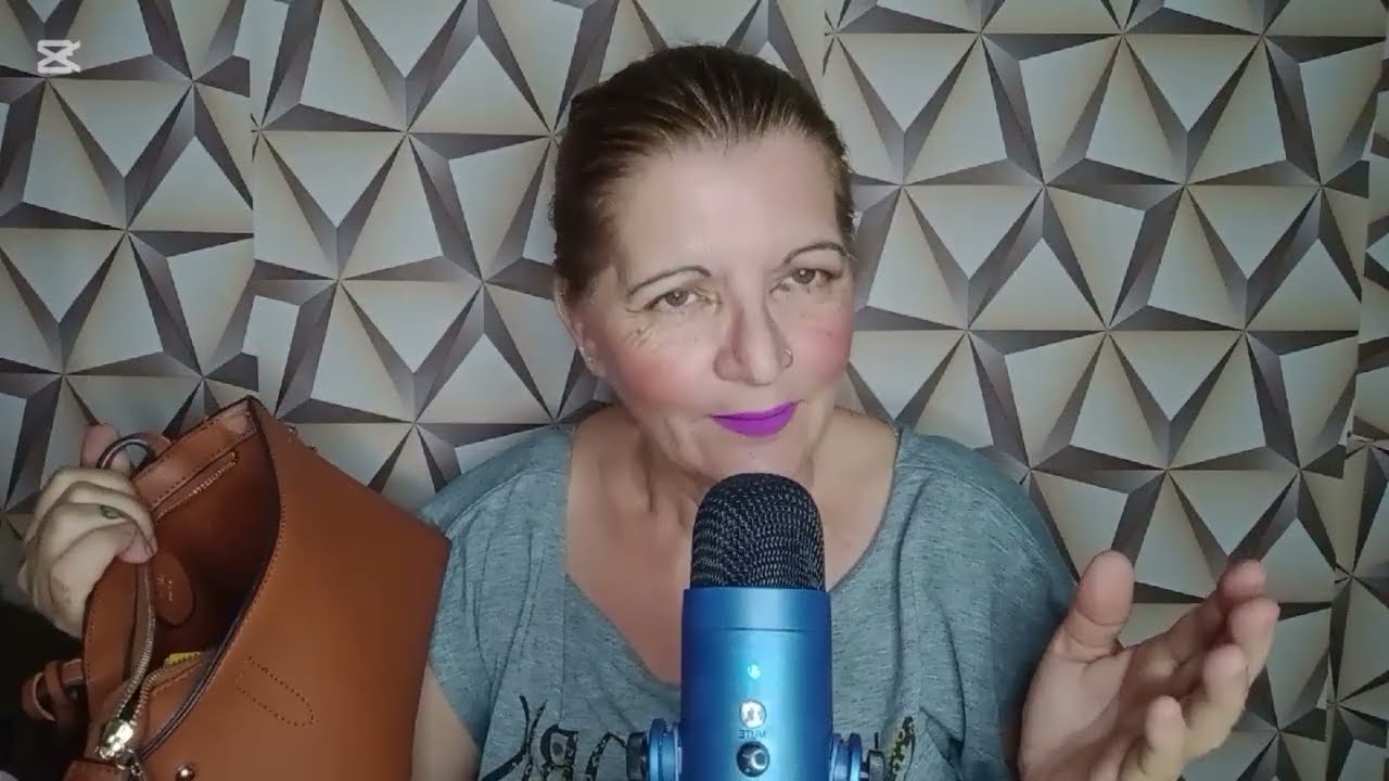 ASMR-ORGANIZANDO MINHA BOLSA🥱😴#asmrtriggers #durmamelhor #durmarapido #durmabem