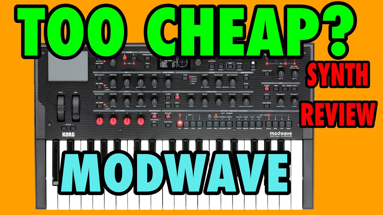 Is the KORG MODWAVE the right SYNTHESIZER for you? REVIEW