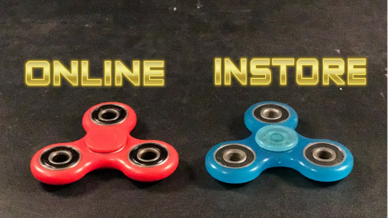 INSTORE OR ONLINE!?!?! | Fidget Spinner Comparison