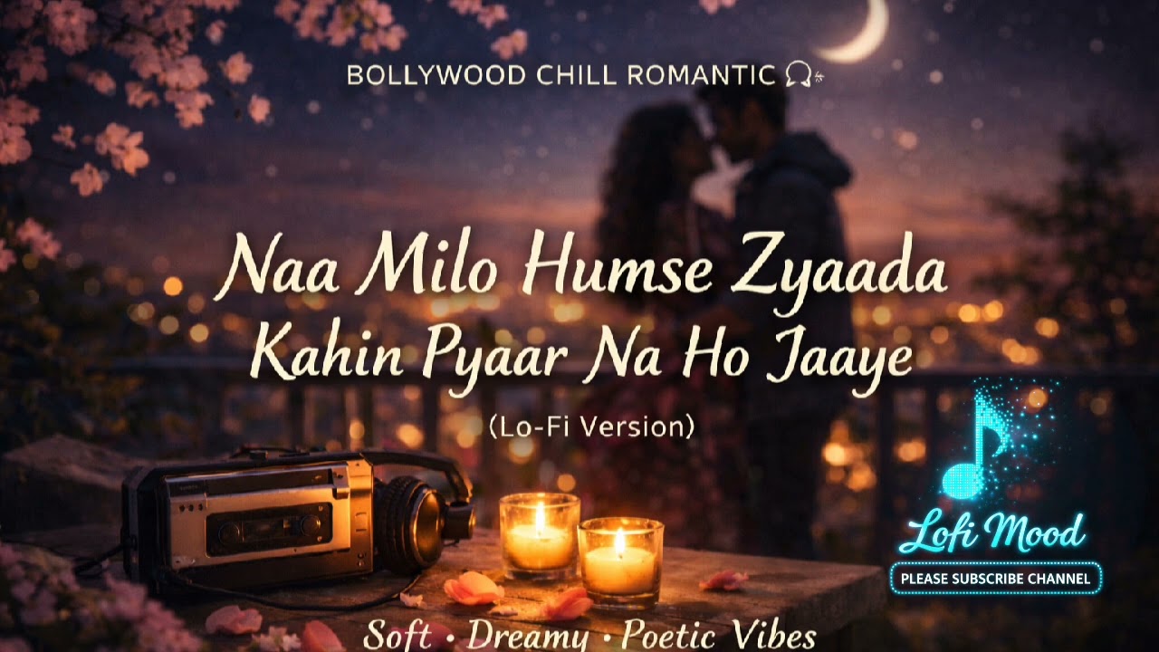 Naa Milo Humse Zyaada Kahin Pyaar Na Ho Jaaye (Lo-Fi Version) 🎧 | Bollywood Chill Romantic