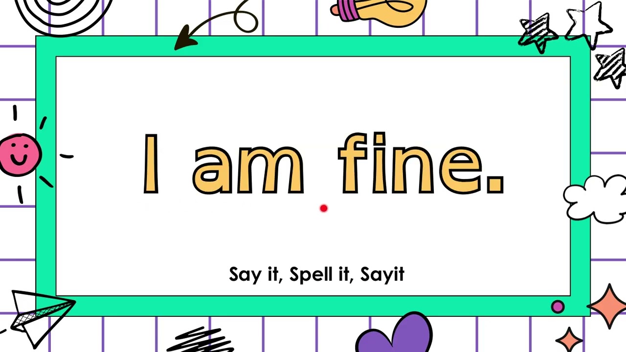 Greetings Vocabulary Video