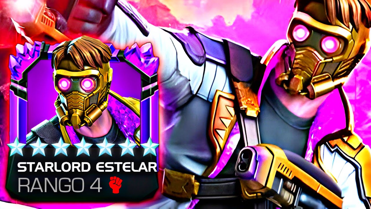 STARLORD ESTELAR en RANGO 4 de 7⭐! | ES GOD TIER?? | Como jugar y sacarle el máximo daño | MCOC