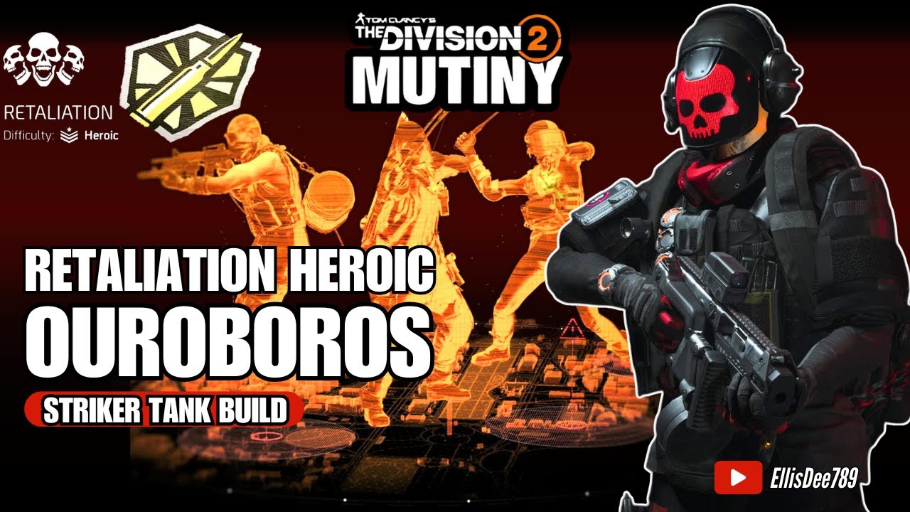 Retaliation Heroic | GOLDEN BULLET | OUROBOROS Striker Tank Build - The Division 2