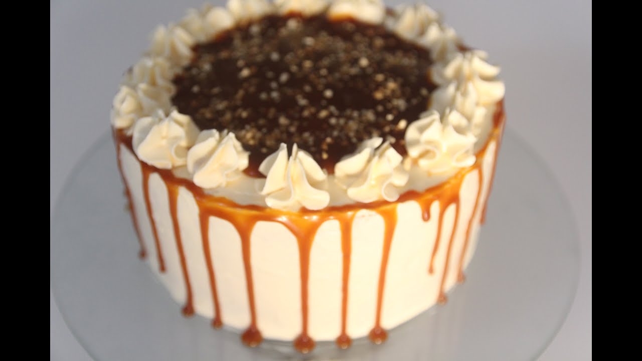 Layer cake au caramel beurre salé