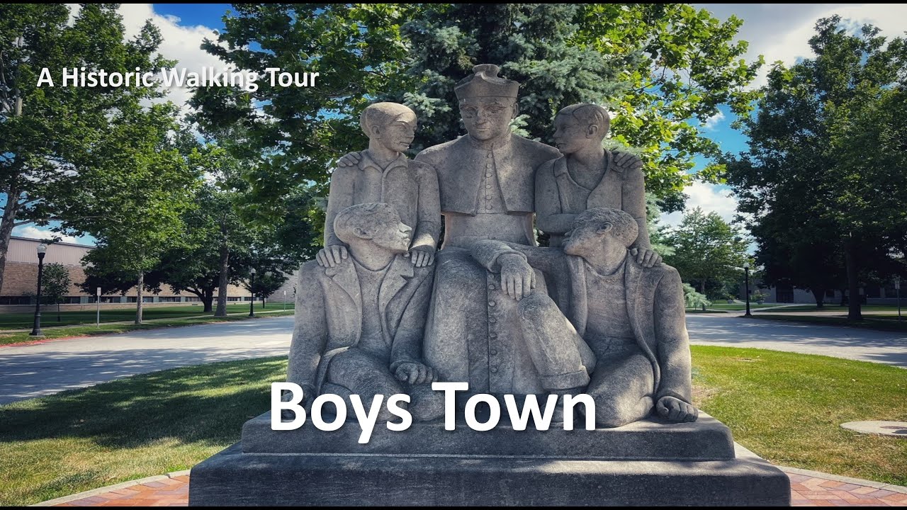 Boys Town – Nebraska  |  A 4K Historic Walking Tour