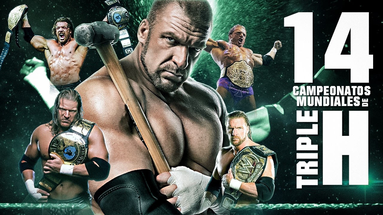 Los 14 CAMPEONATOS MUNDIALES de TRIPLE H | Lucha Y Más