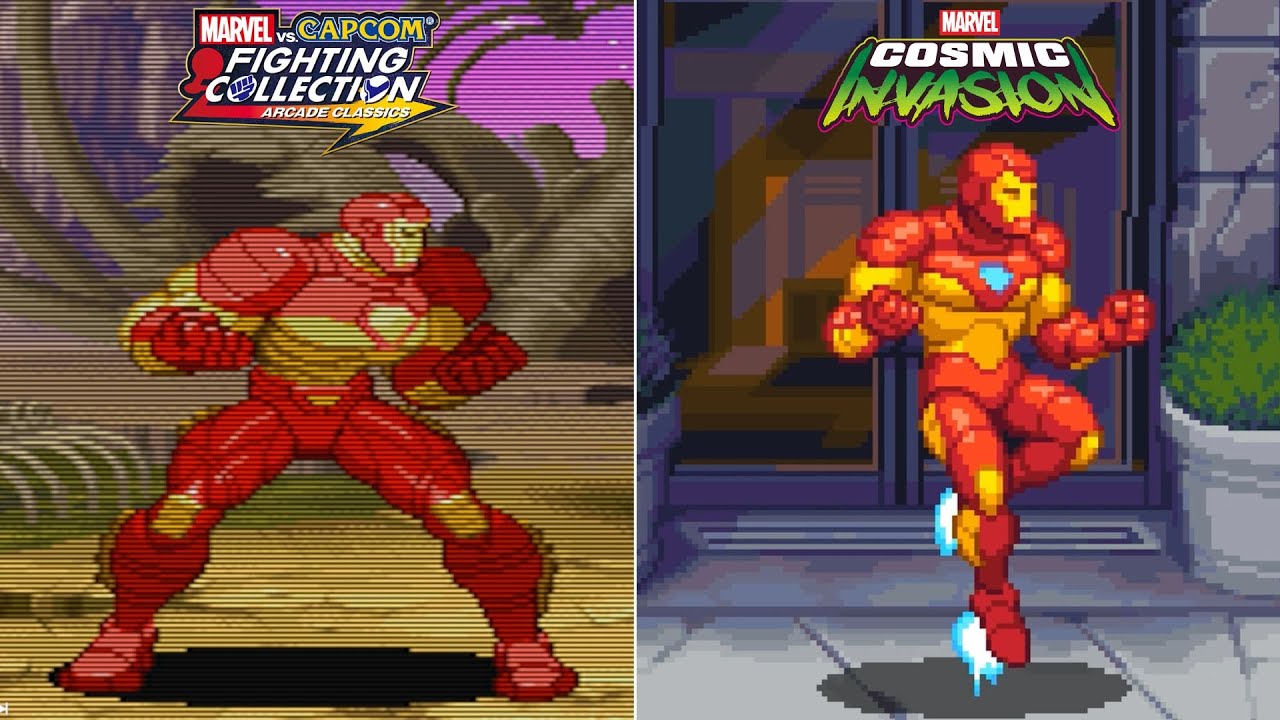 Marvel Cosmic Invasion vs Marvel VS Capcom – Character Comparison