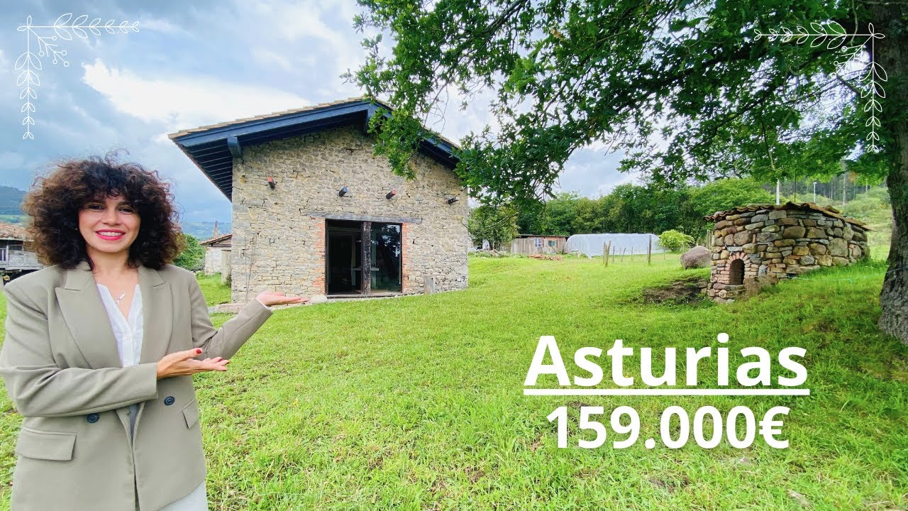 VENDIDA!! CASA DE PIEDRA EN VENTA,VILLAVICIOSA, ASTURIAS, REFORMADA, TERRENO 🏡🏡#asturiasspain 