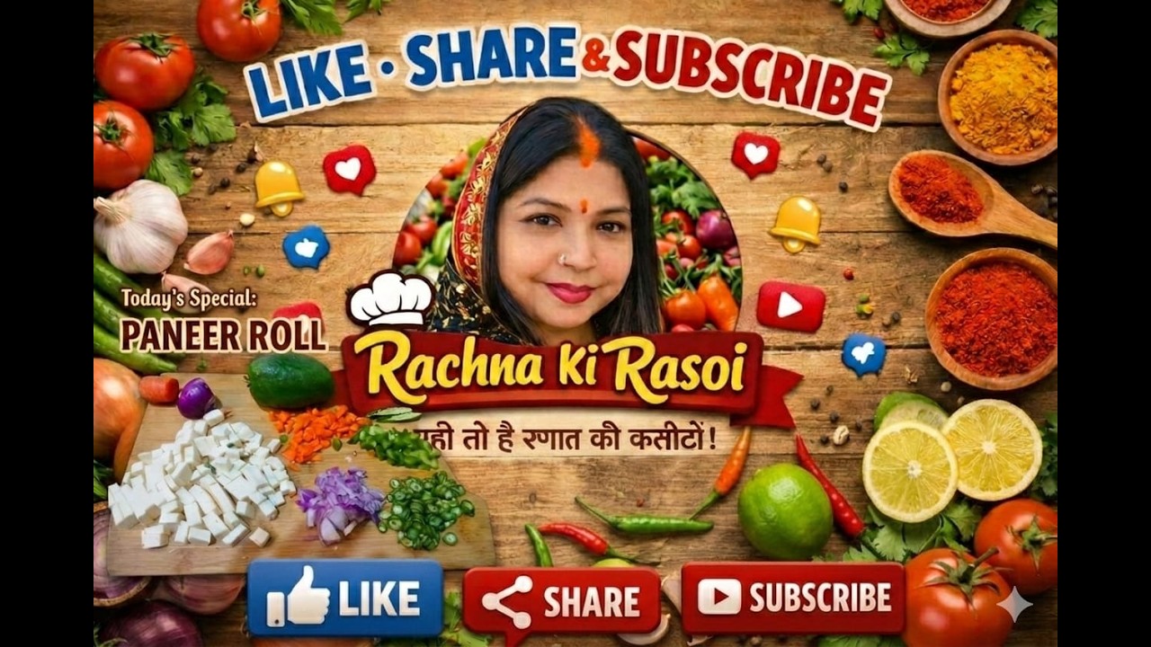 पनीर रोल रेसिपी