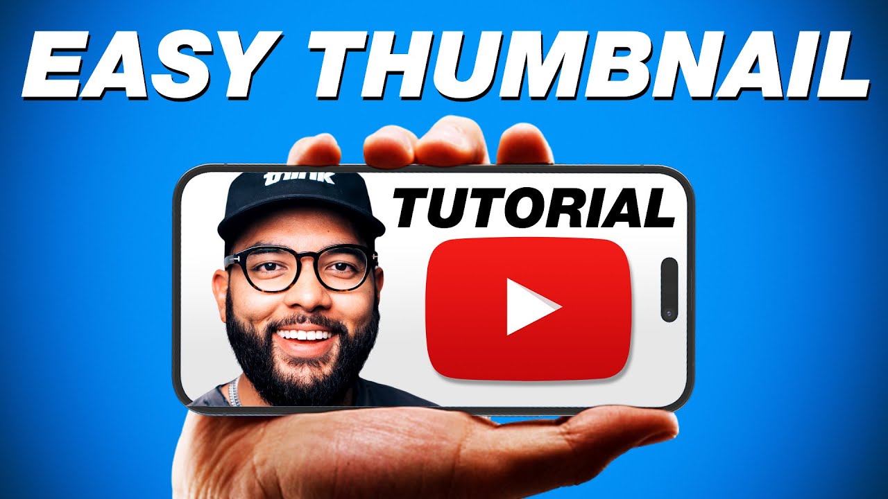 How To Make A YouTube Thumbnail in 3 Minutes