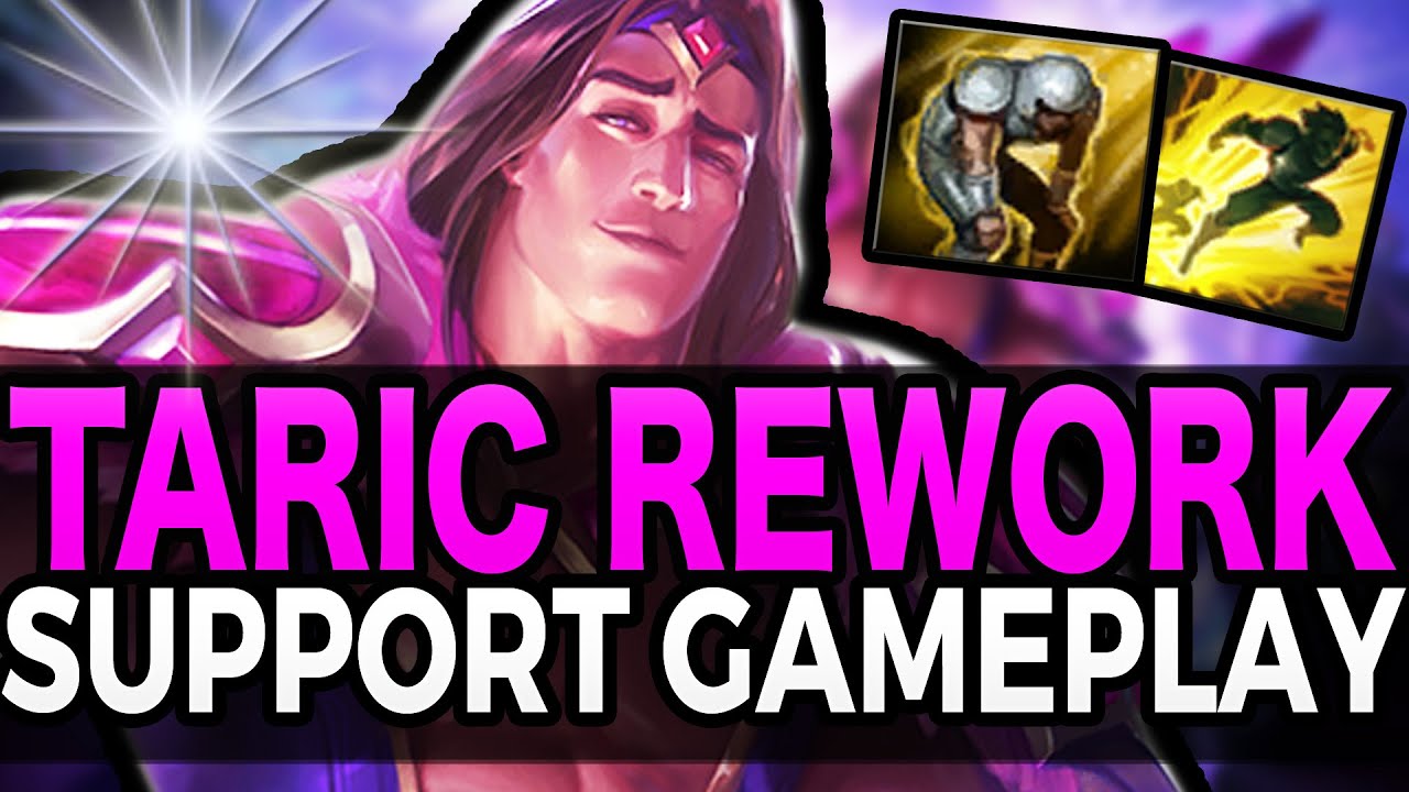 TARIC REWORK SUPPORT GAMEPLAY - League of Legends