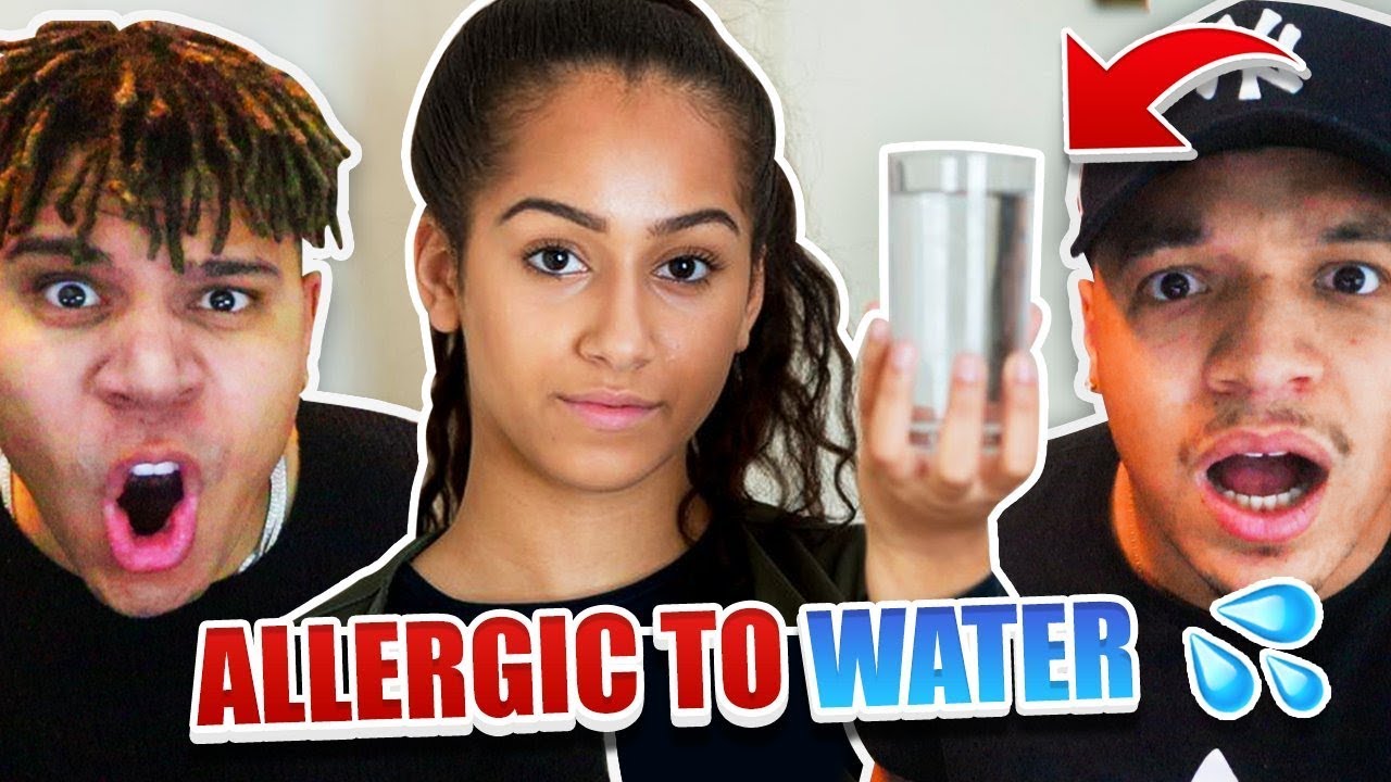 This Girl Is ALLERGIC To WATER!! (FEAT. WOLFIE)
