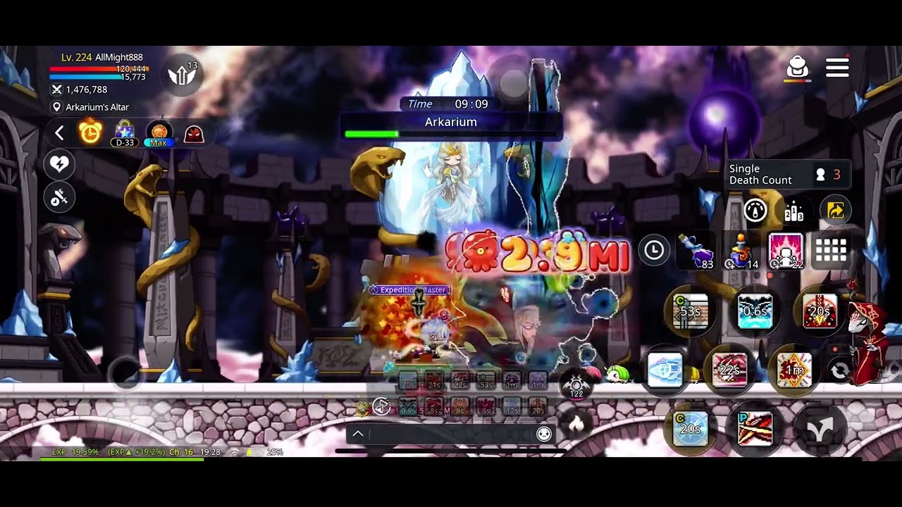 Maplestory M Asia 2 Croa | Dual Blade Solo Arkarium Boss