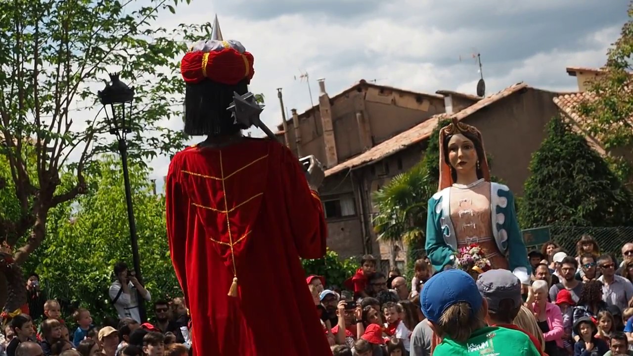 Patum del carrer de la Pietat 2018, els gegants