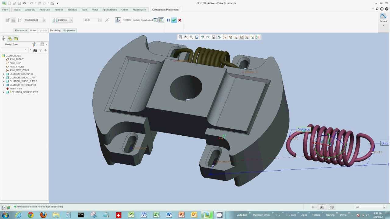 Creo Parametric - Adding Flexibility in Assemblies