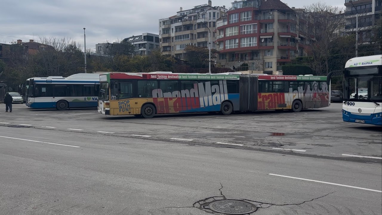Mercedes-Benz O405GN2 [В 5053 ВВ] Line - 209 (Video) Riding to bus turner “Pochivka”!