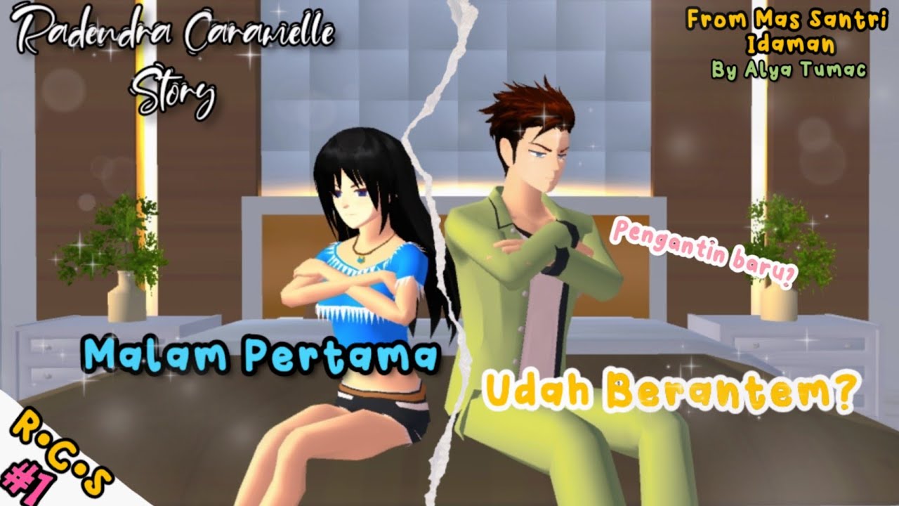 Radendra Caramelle Story💕 #PART1 🧸R•C•S🧸 | DRAMA SAKURA SCHOOL SIMULATOR