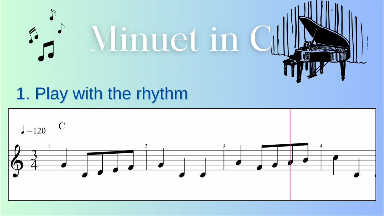 Easy Bach: Minuet in C Piano Tutorial | Play by Ear + Harmonising Chords #LearnPiano