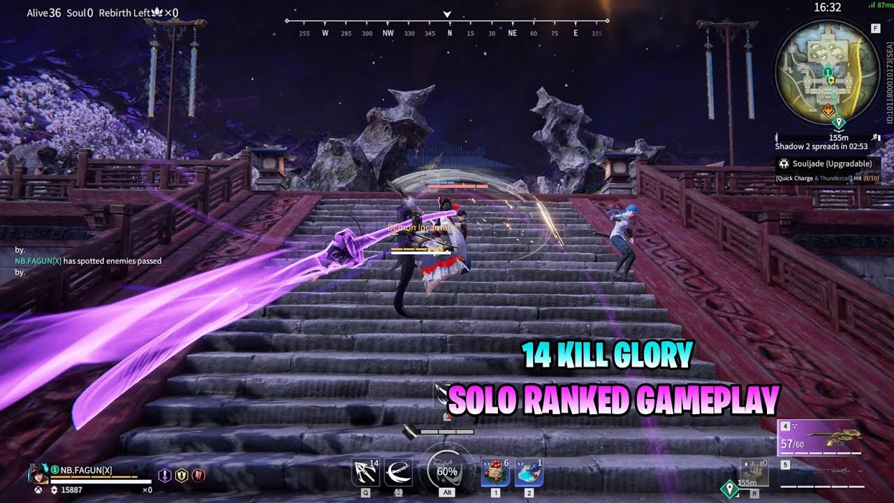Yoto Hime Hero Gameplay | 14 Kill Glory Solo Ranked Gameplay | Naraka Bladepoint