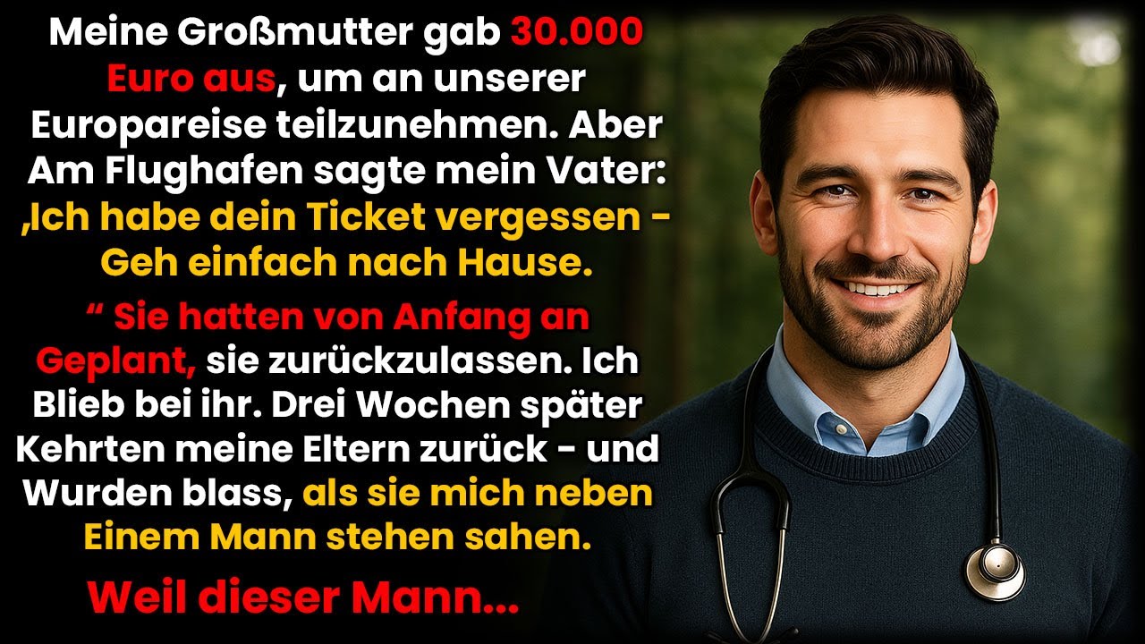 Oma zahlte 30.000 € für den Familienurlaub – doch Papa sagte „Ich hab dein Ticket vergessen.“