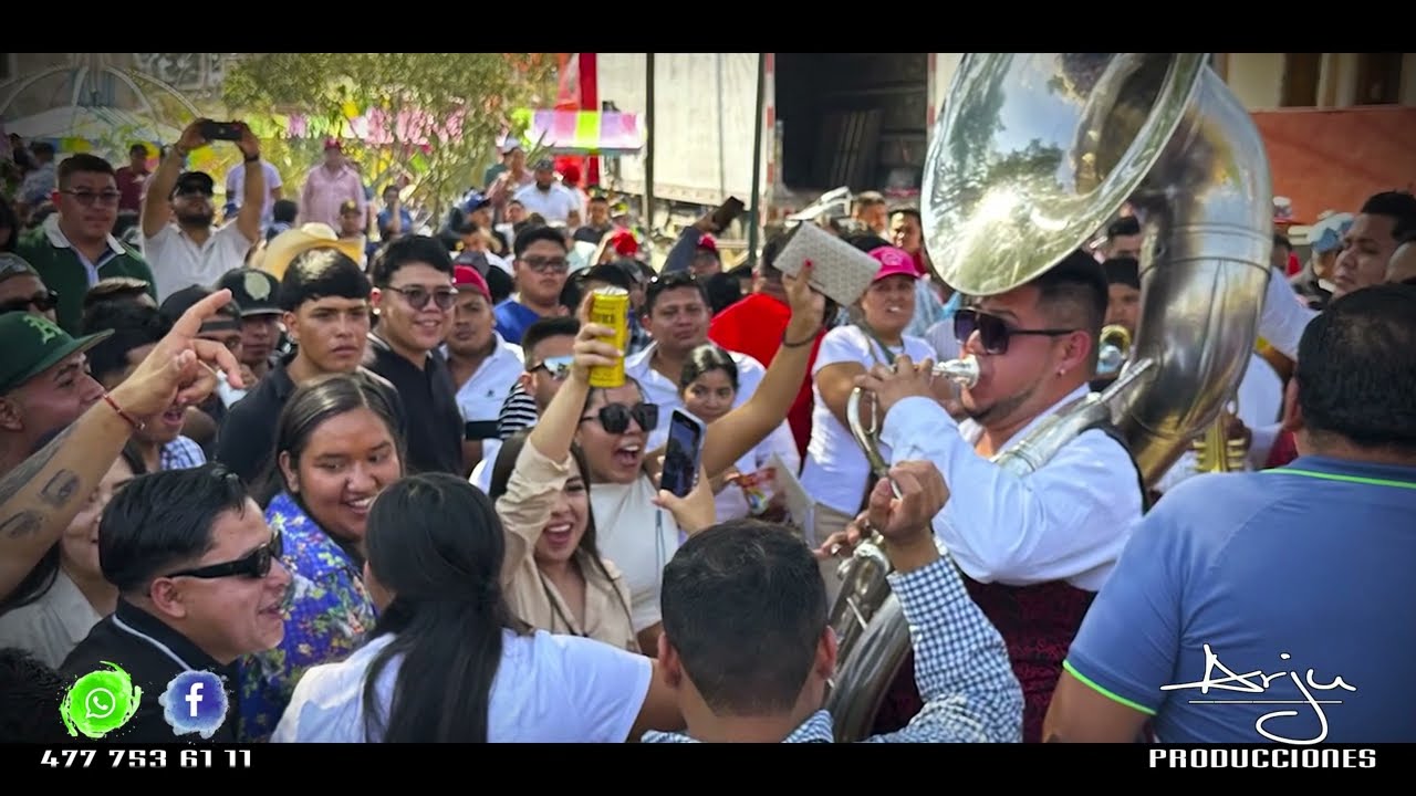 Banda La Suprema del Tiburón en la Fiesta de San José del Potrero 2024, León Gto