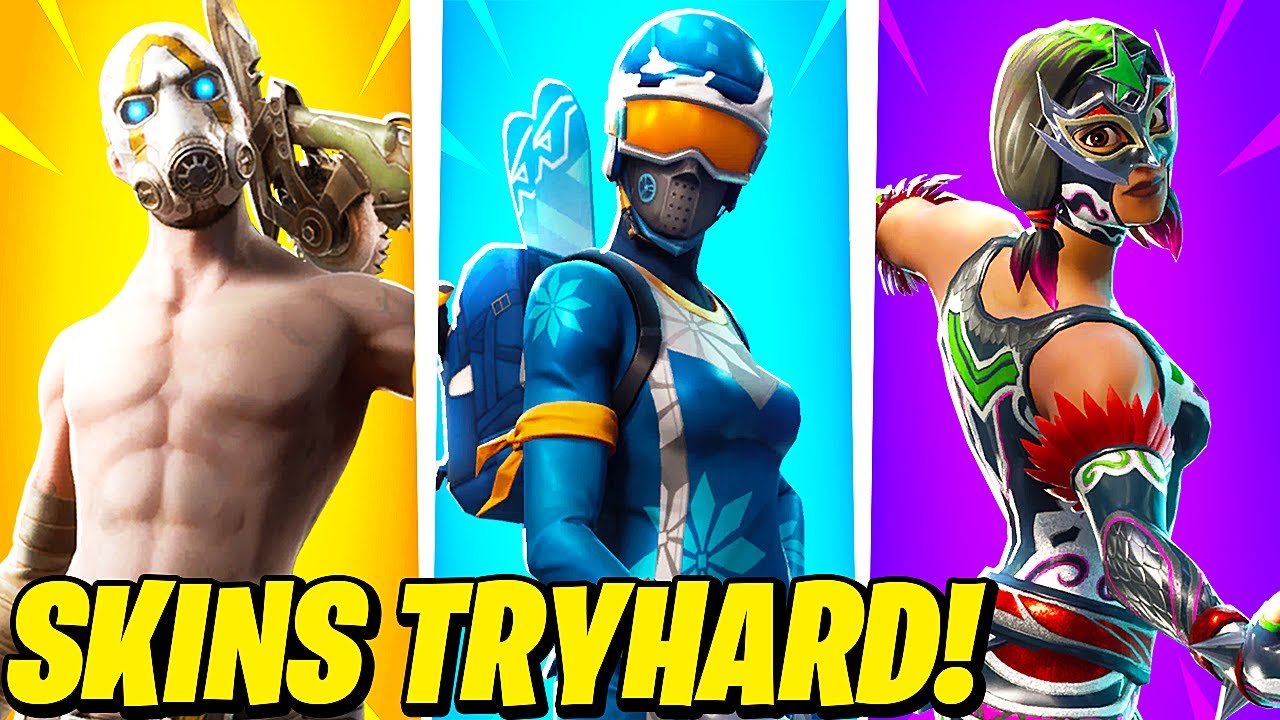 AS SKINS MAIS *TRYHARD* DO CAPÍTULO 1 DO FORTNITE! SKINS OG TRYHARD!
