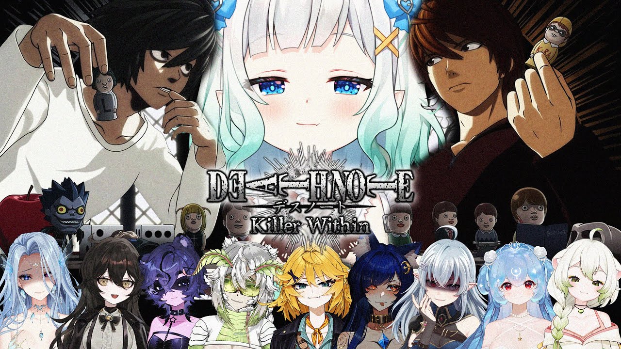 【DEATH NOTE: KILLER WITHIN COLLAB】I'm gonna jeff the kills everyone【Maid Mint Fantome】