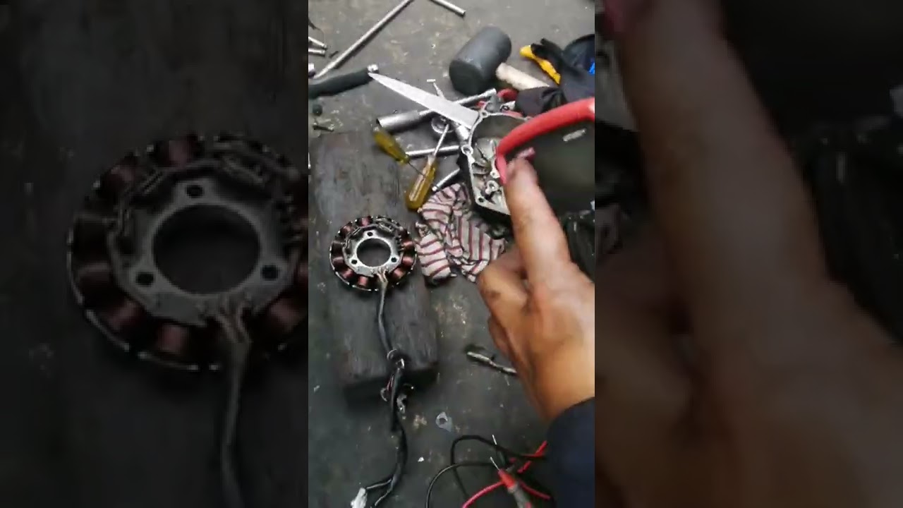 como arreglar bobina de media onda a onda completa en Yamaha Criptón 115