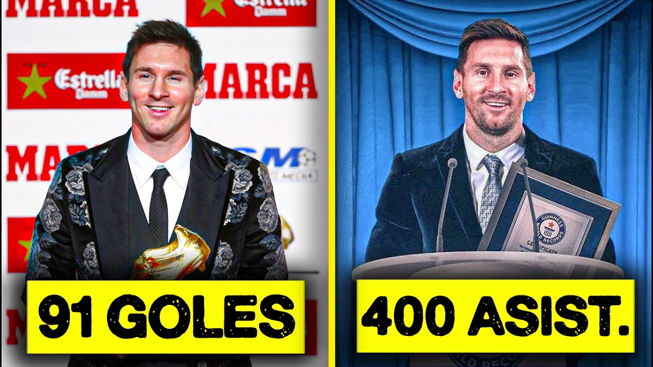 1 RÉCORD que Messi batió en CADA edad
