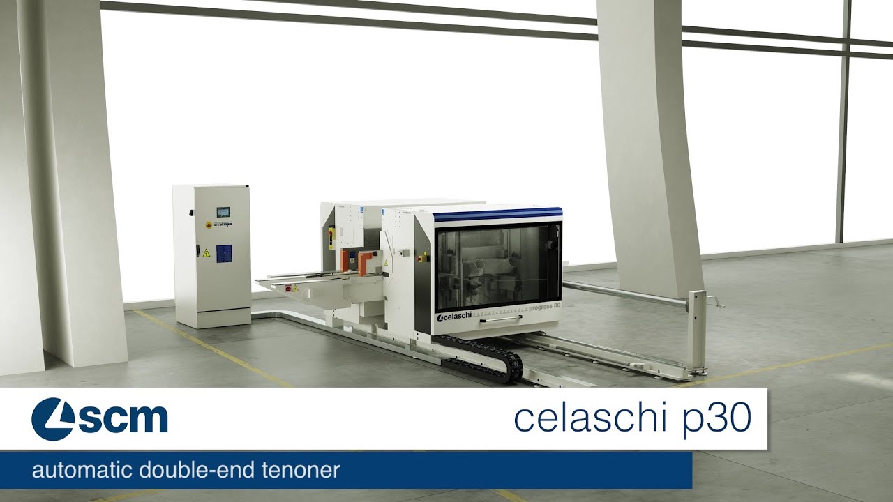 scm celaschi p30 - automatic double-end tenoner