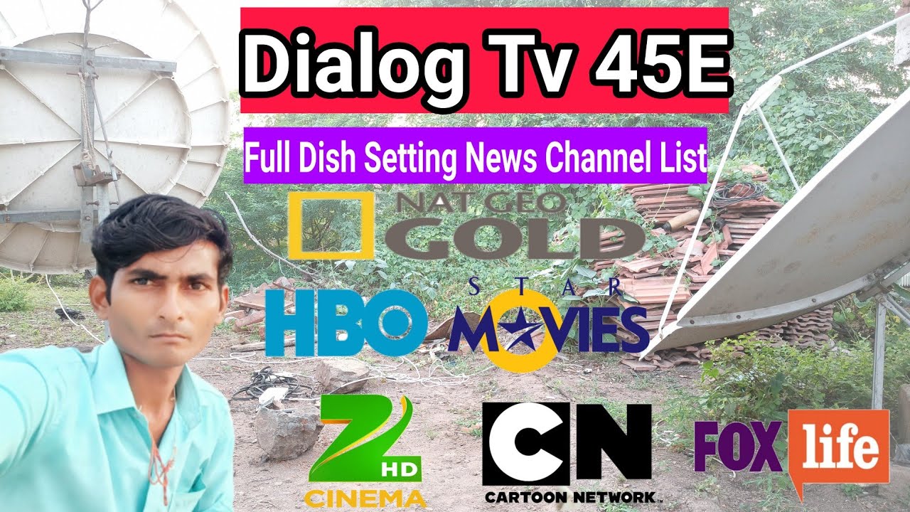 Dialog tv 45e dish Setting, News Channel List | 45e on Dish setting | 45e Coverage map |mbfreedish