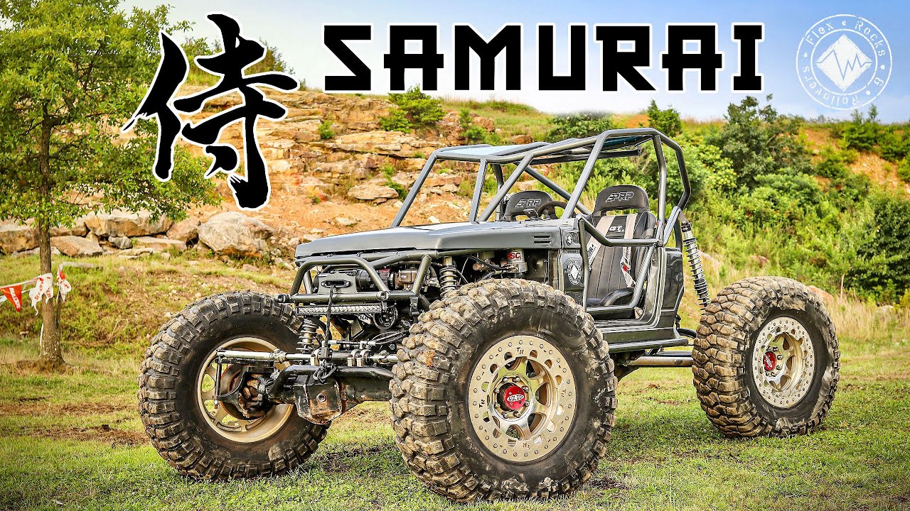 Suzuki Samurai Rock Crawler | Турбо 1,6 л, шины 42 дюйма, задние управляемые колеса