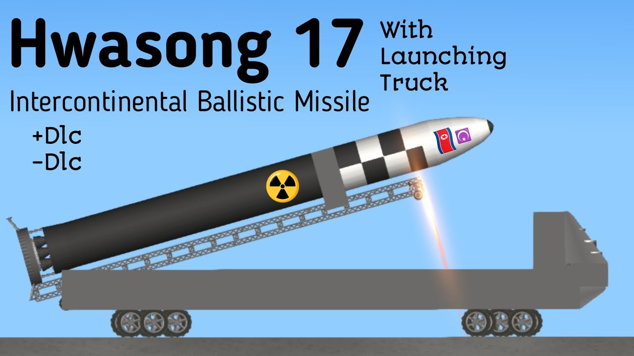SFS Hwasong 17 ICBM Launch | Dlc + Non Dlc | Spaceflight Simulator #sfs #viral #icbm