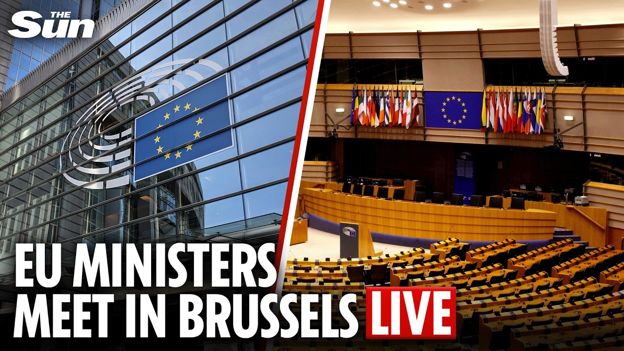 LIVE: EU foreign affairs ministers arrive for a meeting in Brussels