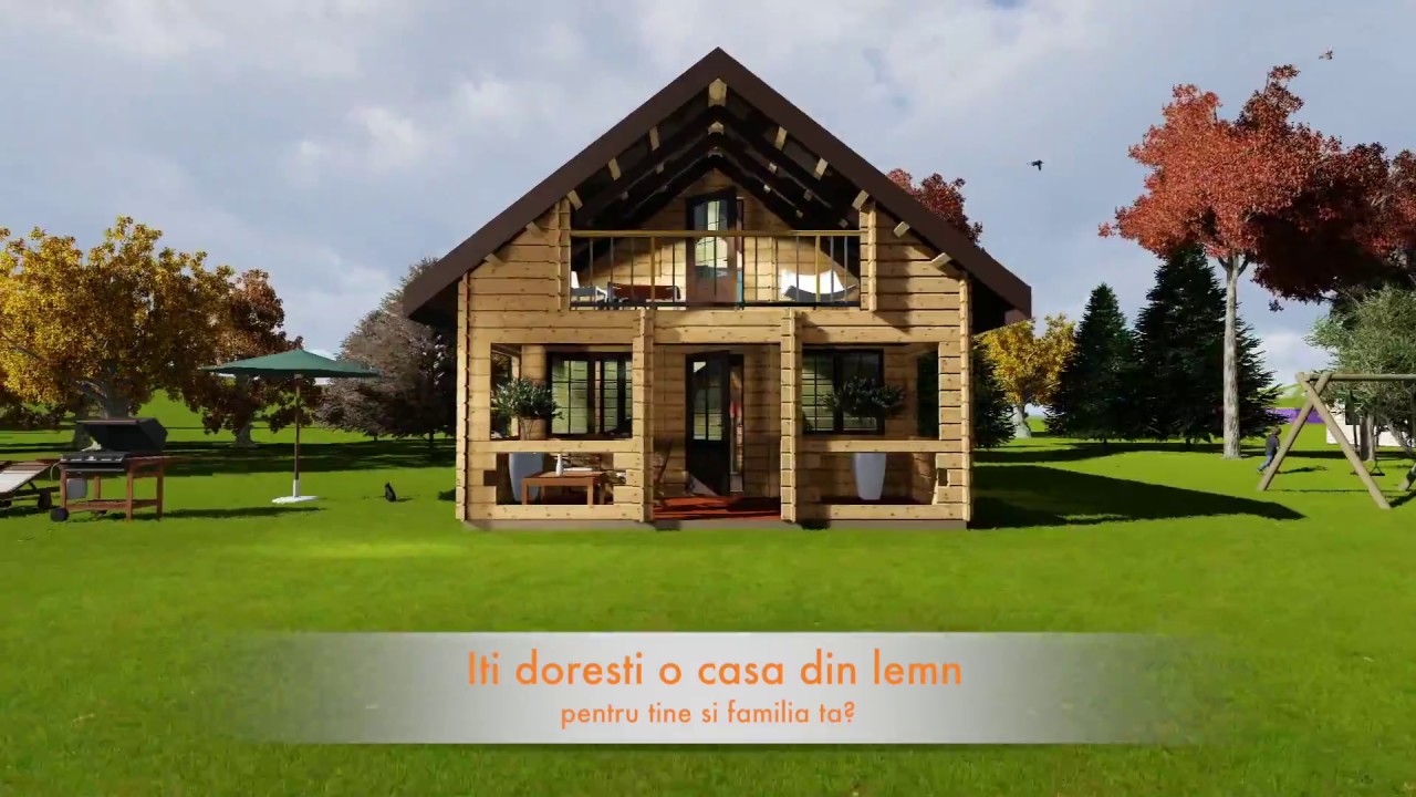 Case din lemn Castellan