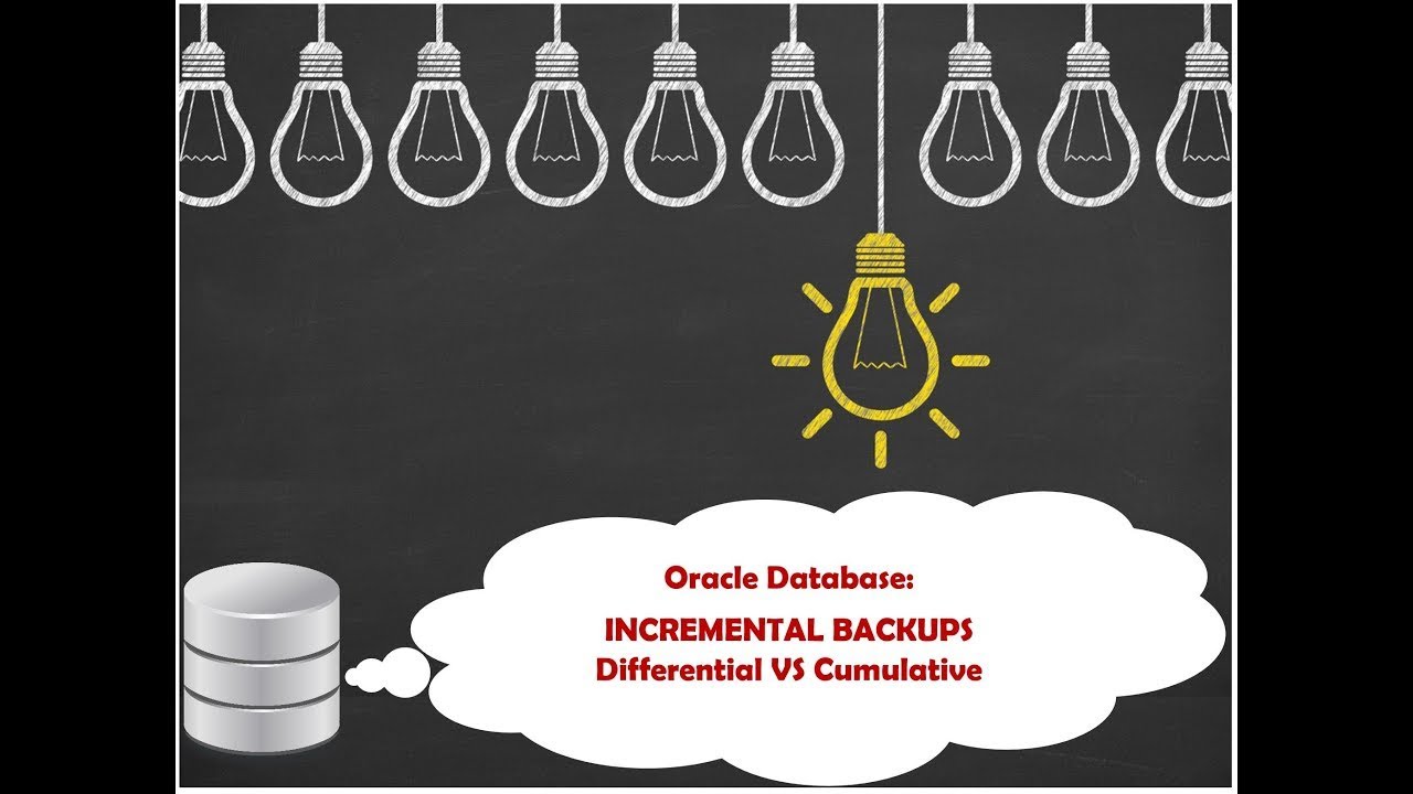 RMAN INCREMENTAL BACKUP Differential vs Cumulative