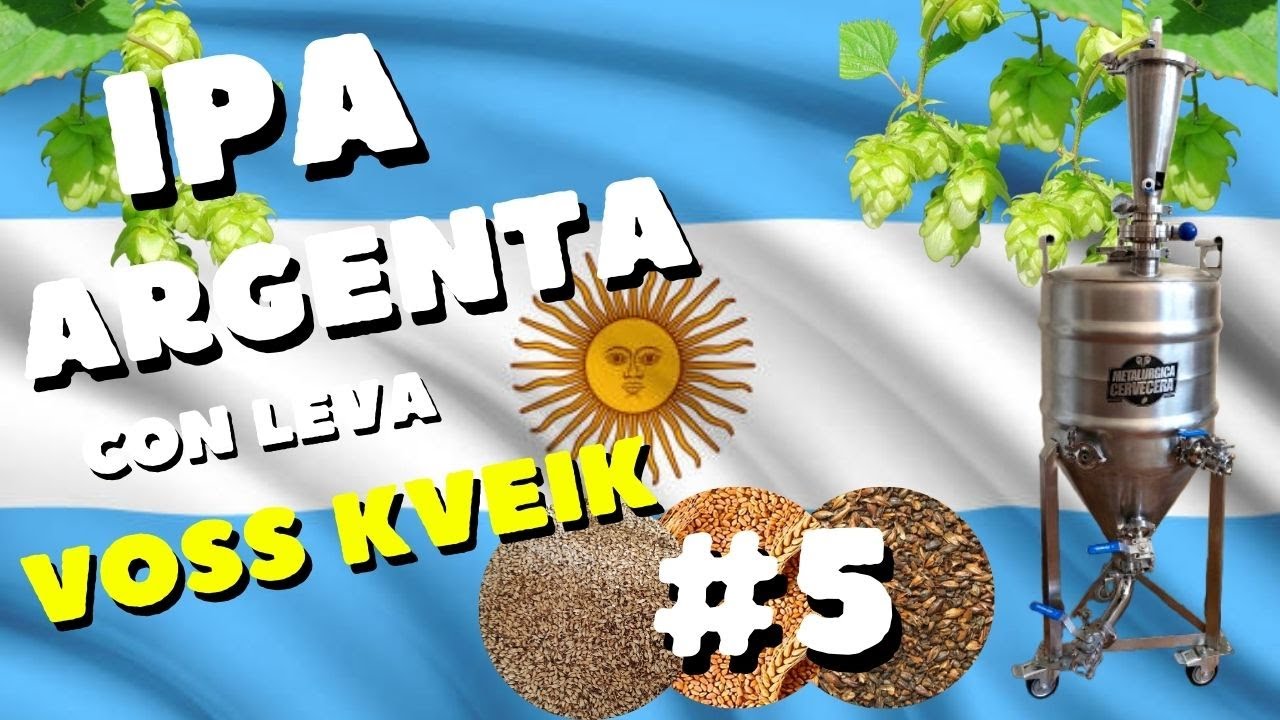 Receta de Cerveza IPA Argenta con Levadura Recuperada Voss Kveik, Cerveza Artesanal Saga