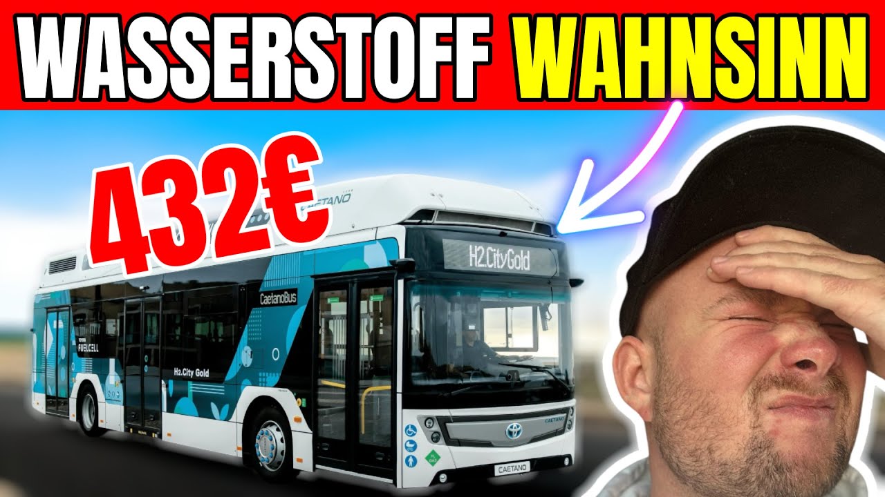 Unglaublich: So viel kostet eine Wasserstoff-Tankfüllung für einen Bus! | EFIEBER