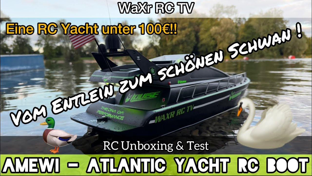 AMEWI - Atlantic Yacht RC Boot / RC Unboxing & Test 